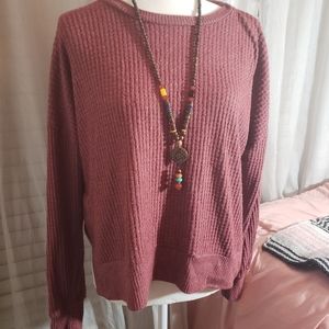 Pinque XL Sweater Rust Red